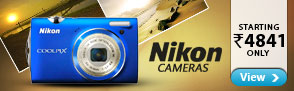Nikon digital Cameras starting at Rs.4841 only