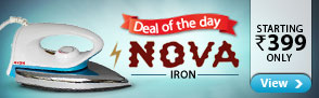 Nova Iron starting at Rs.399 only