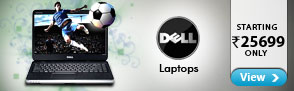 Dell Laptops Starting at Rs.25,699