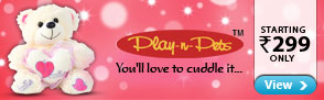 Cute Stuffed Toys From Play-n-Pets - Starting at Rs.299