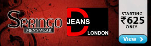 Formal Wear For Men From Springo & D-Jeans - Starting Rs.625