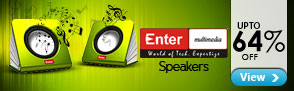 Upto 64% off Enter - Speakers&