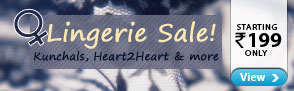 Kunchals, Heart 2 Heart - Lingerie Sale starting Rs.199 only