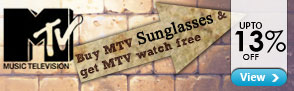Buy MTV Sunglasses & Get MTV watch free