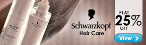 Flat 25% off Schwarzkopf hair care