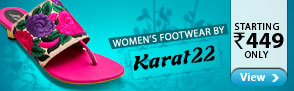 Women footwear from Karat22 starting at Rs.449 only