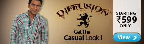 Men's Casual Wear from Diffusion- Starting Rs 599 only