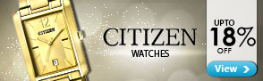 Upto 18% Citizen Watches