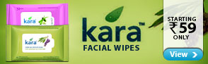 Kara facial wipes starting Rs.59 only