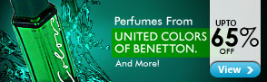 Upto 65% off on perfumes from United colours of Benetton & more