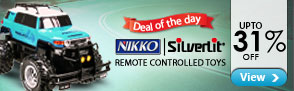 Deal of the day! Remote Controlled Toy Cars from Nikon & Silverlit