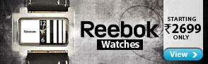 Reebok watches starting at Rs.2699 only
