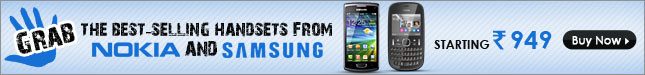 Grab the best-selling handsets from Nokia and Samsung. Starting Rs. 949 only