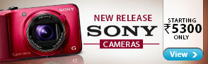 Sony Cameras starting Rs 5300 only