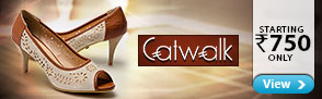 Women footwear from Catwalk starting at Rs.750 only