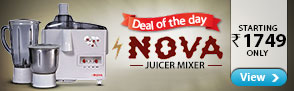 Deal of the day -Nova juicer mixer & grinder at 1749