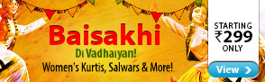 Baisakhi Special - Special Discounts on Women's Apparel