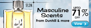 Upto 71% off on Masculine scents