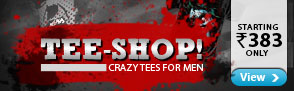Crazy Tees for men starting Rs 383