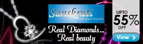 Upto 55% off diamonds from Sanskruti