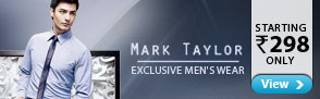Mark taylor exclusive mens wear starting Rs. 298