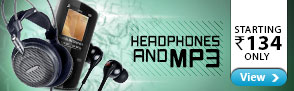 Headphones and MP3 starting Rs 134