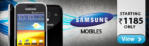 Samsung Mobiles @ Rs.1185