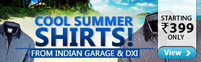 Summer Shirts - DXI & Indian Garage starting Rs.399