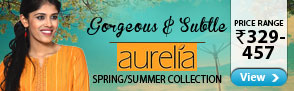 Aurelia Kurtis Starting Rs. 329 to Rs. 457 Only