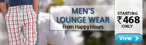 Men's lounge wear at Rs. 468