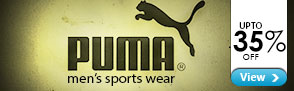 Upto 35% Off on mens sports wear from Puma