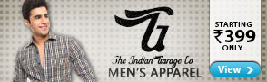 The Indian Garage - Men's Apparel starting Rs.399 only