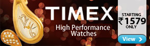 Timex watches starting Rs 1579