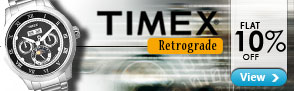 Flat 10% Timex Retrograde