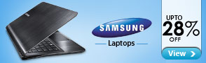 Upto 28% off Samsung Laptops