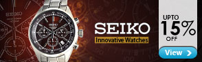 Upto 15% off Seiko Watches