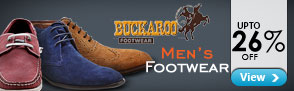 Upto 26% Off on Mens Footwear from Buckaroo