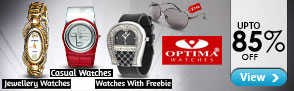 Upto 85% off on Optima watches