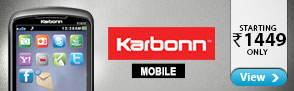 Karbonn Mobiles Starting Rs.1449