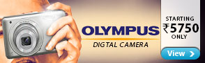 Olympus Digital Camers at Rs.5750 Only