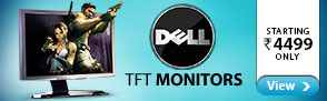 Dell TFT Monitors Starting Rs.4499