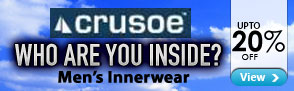 Upto 20% off Crusoe - Men's Inner Wear