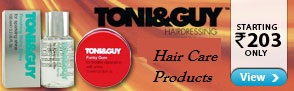 Toni & Guy - Hair care products starting Rs.203