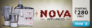 Nova Appliances starting Rs 280