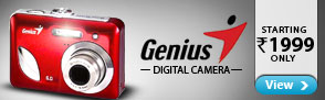 Genius Digital cameras starting Rs 1999