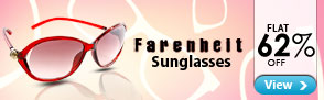 Flat 62% off Farenheit Sunglasses