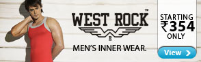 West Rock Men's Innerwear Starting Rs. 354