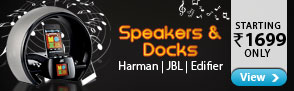 12)	Speakers & docks starting Rs. 1699