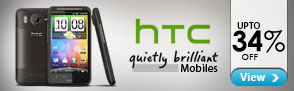 Upto 34% off on HTC smartphones