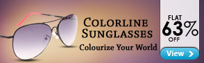 Flat 63% off Colourline Sunglasses